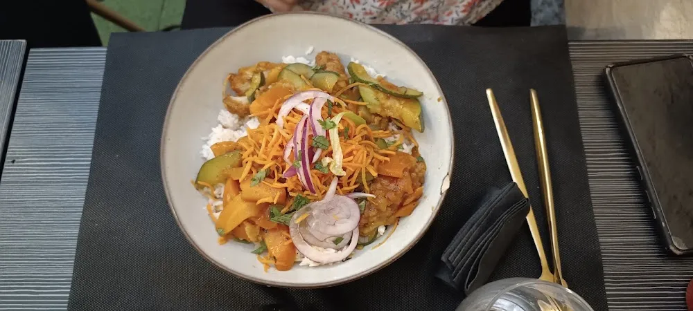 Riz Mangue Coco Poulet